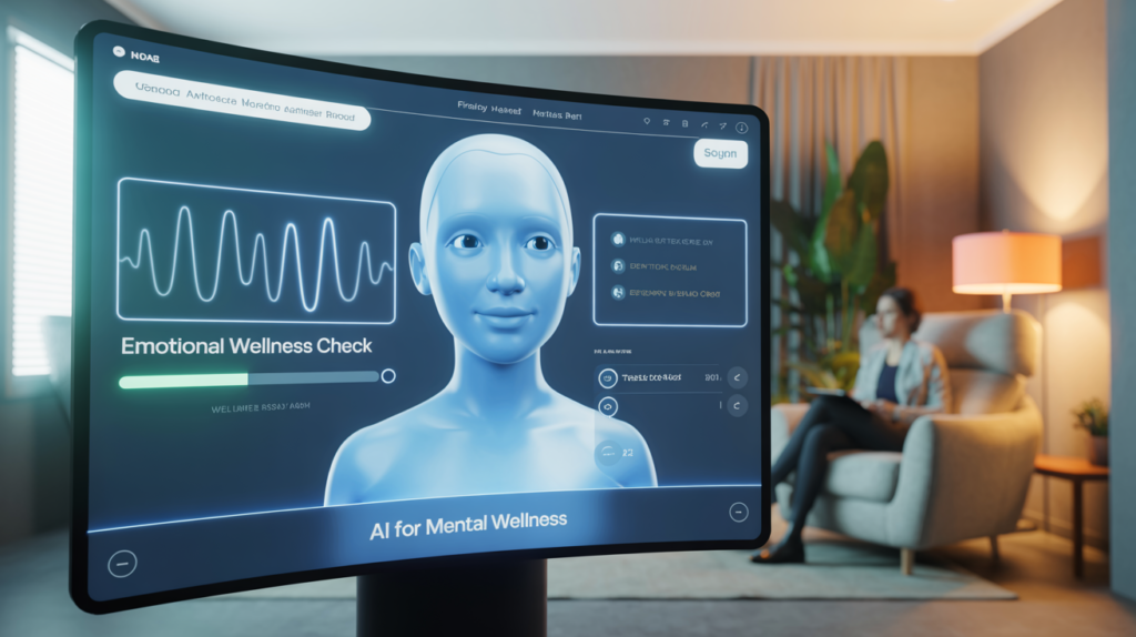 AI in mental health – Focuses on AI tools aiding mental health assessment and therapy.